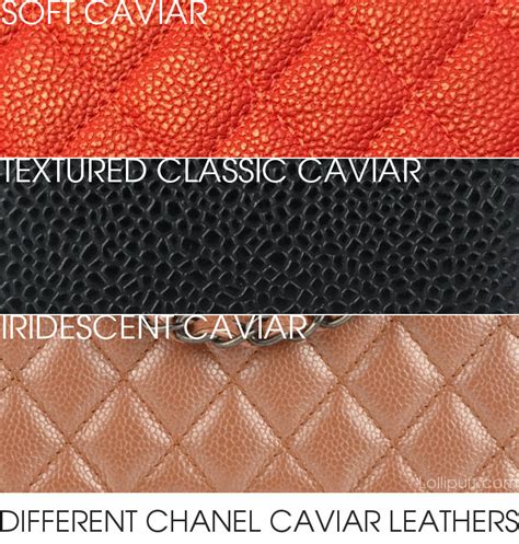 calfskin vs caviar chanel|The Guide to Chanel Leathers and Materials .